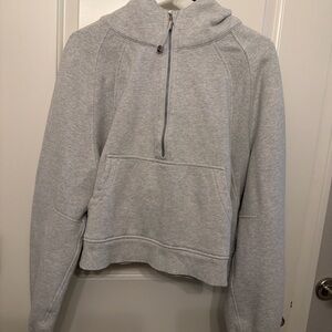 Lululemon Grey Oversized Scuba